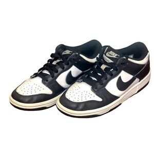 Nike Dunk Low Retro Black & White Panda Sneakers big kids size 3.5Y